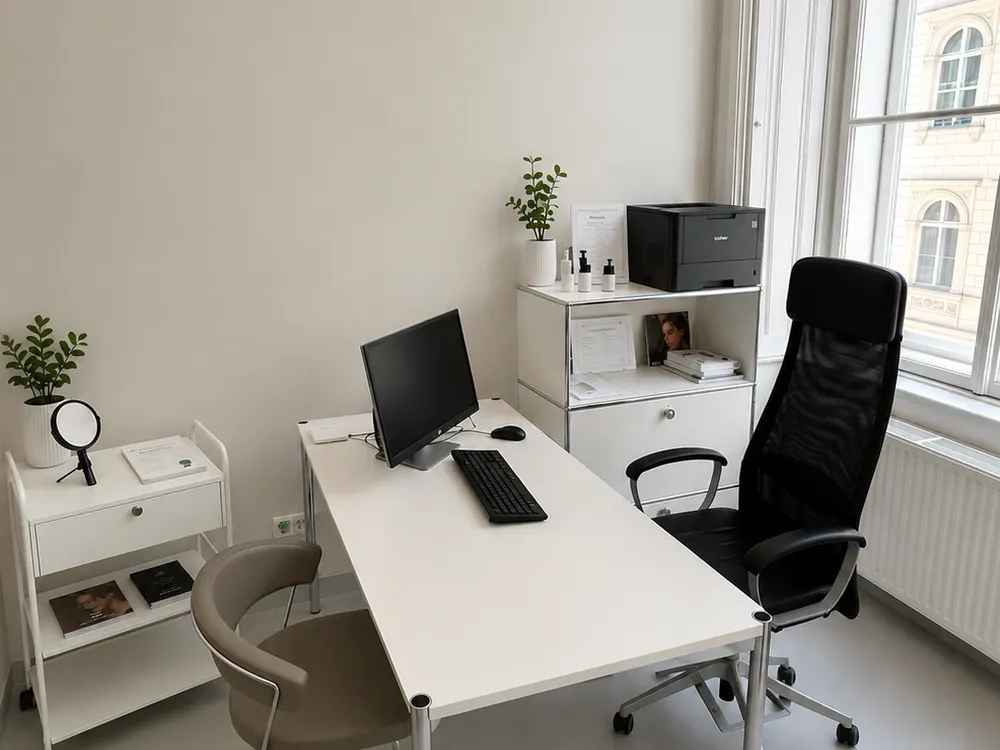 Arbeitsplatz in Raum Josefine